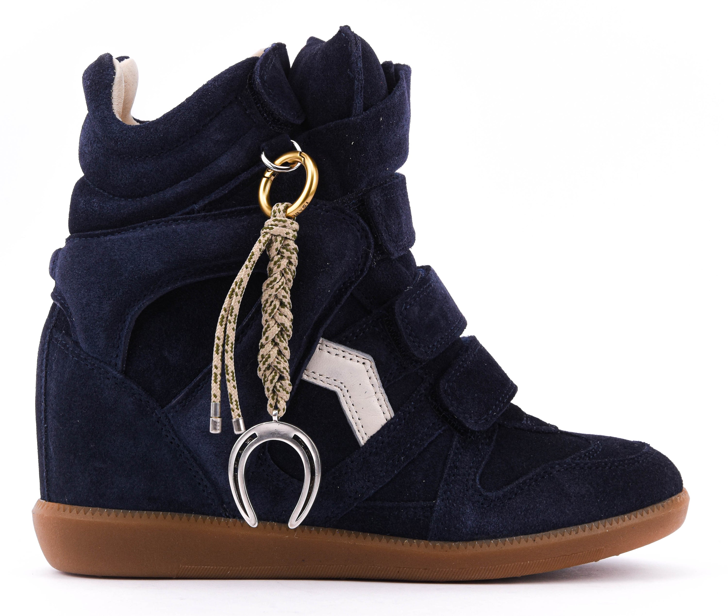 ISABEL MARANT HORSESHOE KEY RING ALMOND SILVER