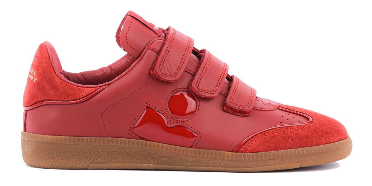 ISABEL MARANT BETH SNEAKER SCARLET red