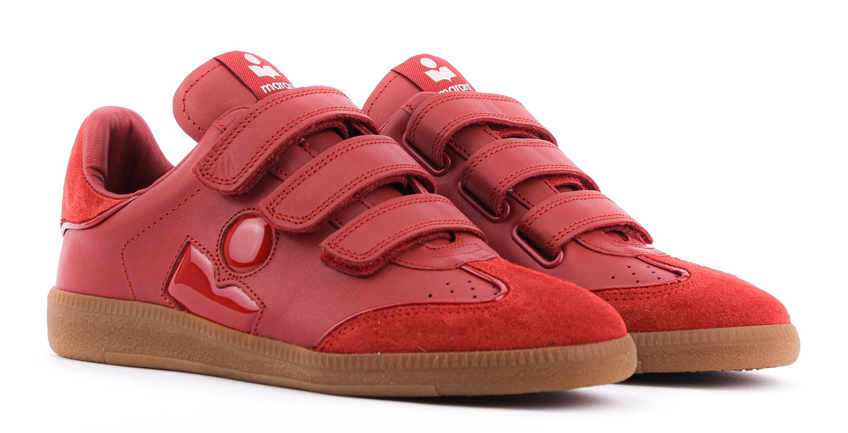 ISABEL MARANT BETH SNEAKER SCARLET RED