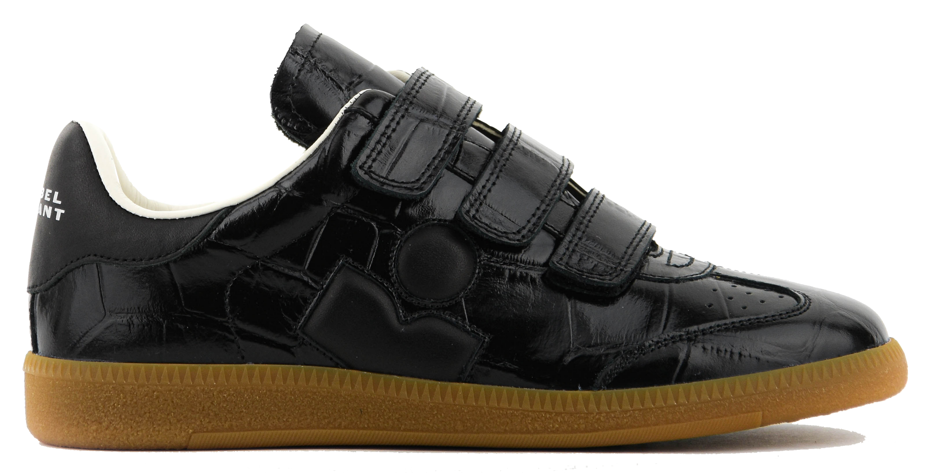 ISABEL MARANT BESTH SNEAKER BLACK CROC