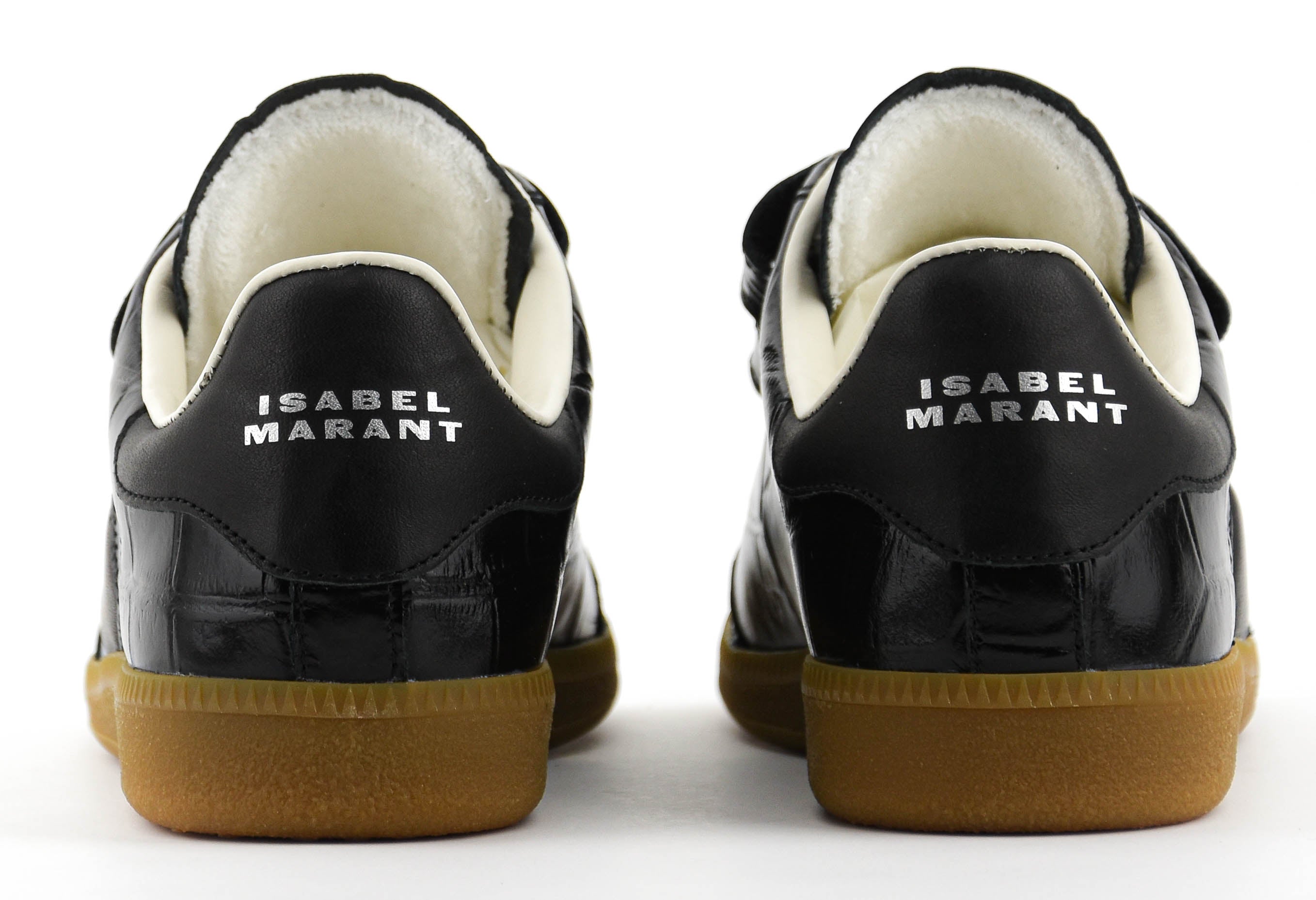 ISABEL MARANT BESTH SNEAKER BLACK CROC