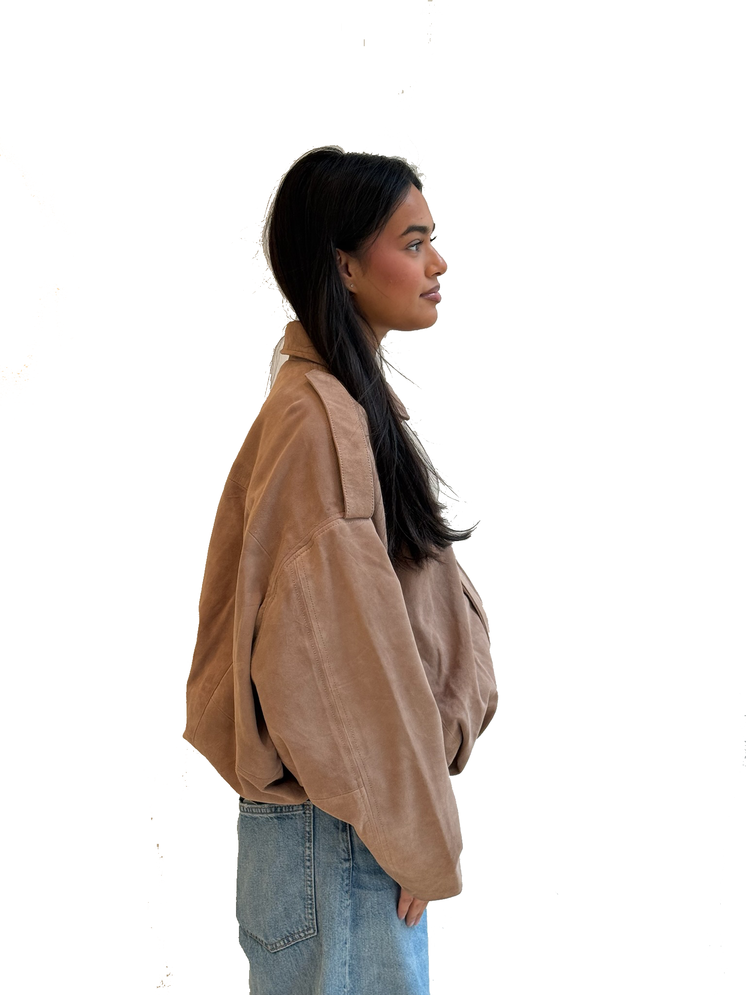 ALTER EGO MEGHAN BLOUSON JACKET DARK SAND