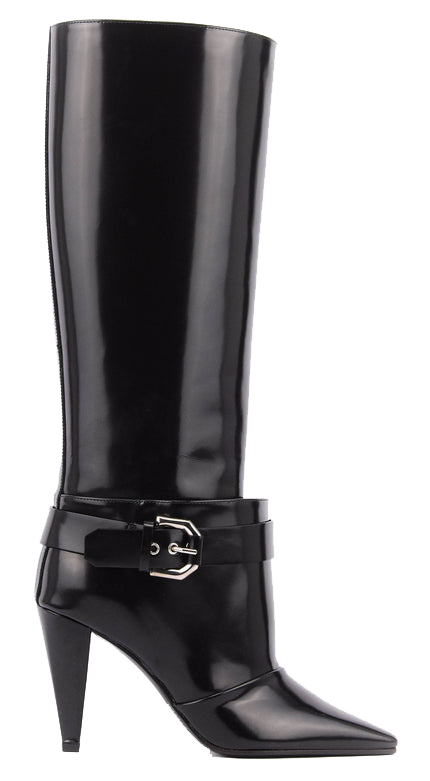 LANVIN LONG BOOT IN BOOT black