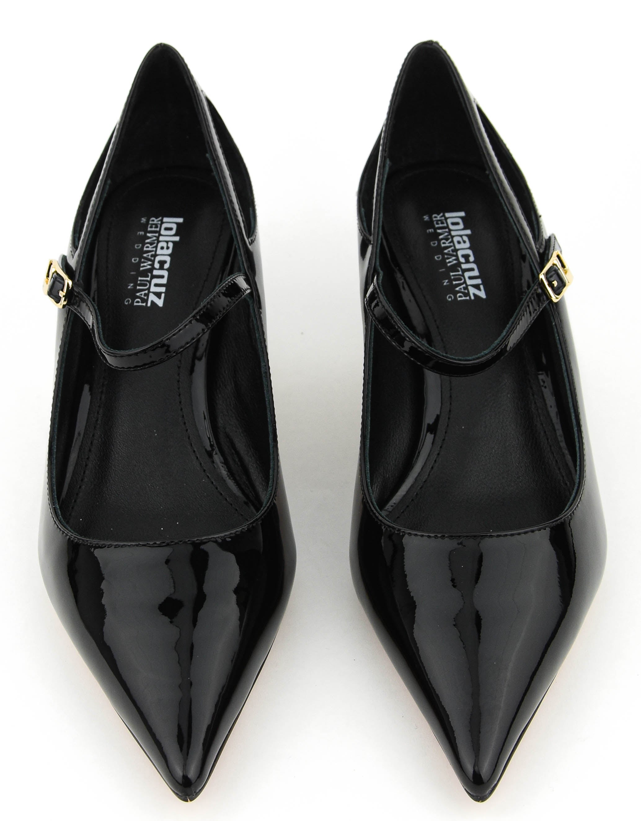 LOLA CRUZ X PAUL WARMER TINA PUMP BLACK