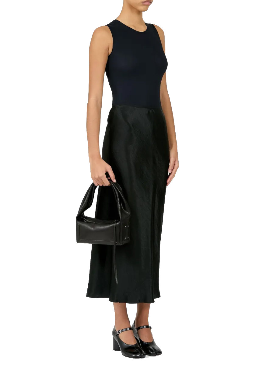 MAISON MARGIELA BOX BAG EAST/WEST MED BLACK
