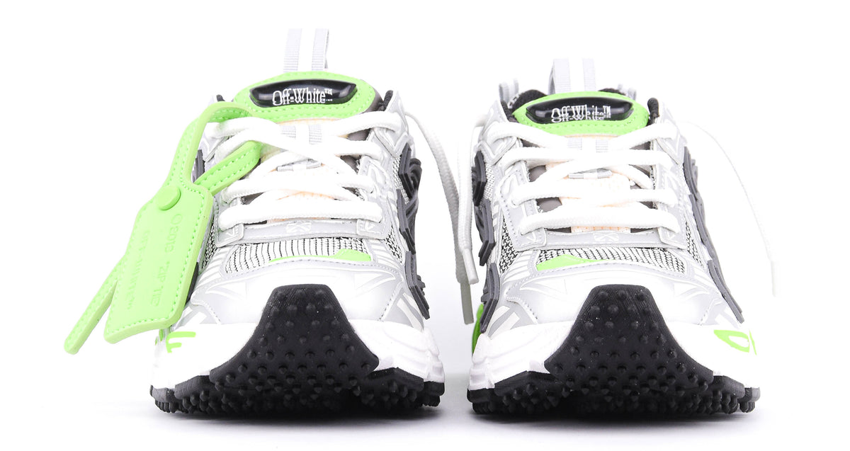 OFF WHITE BE RIGHT BACK GREY/NEON GREEN