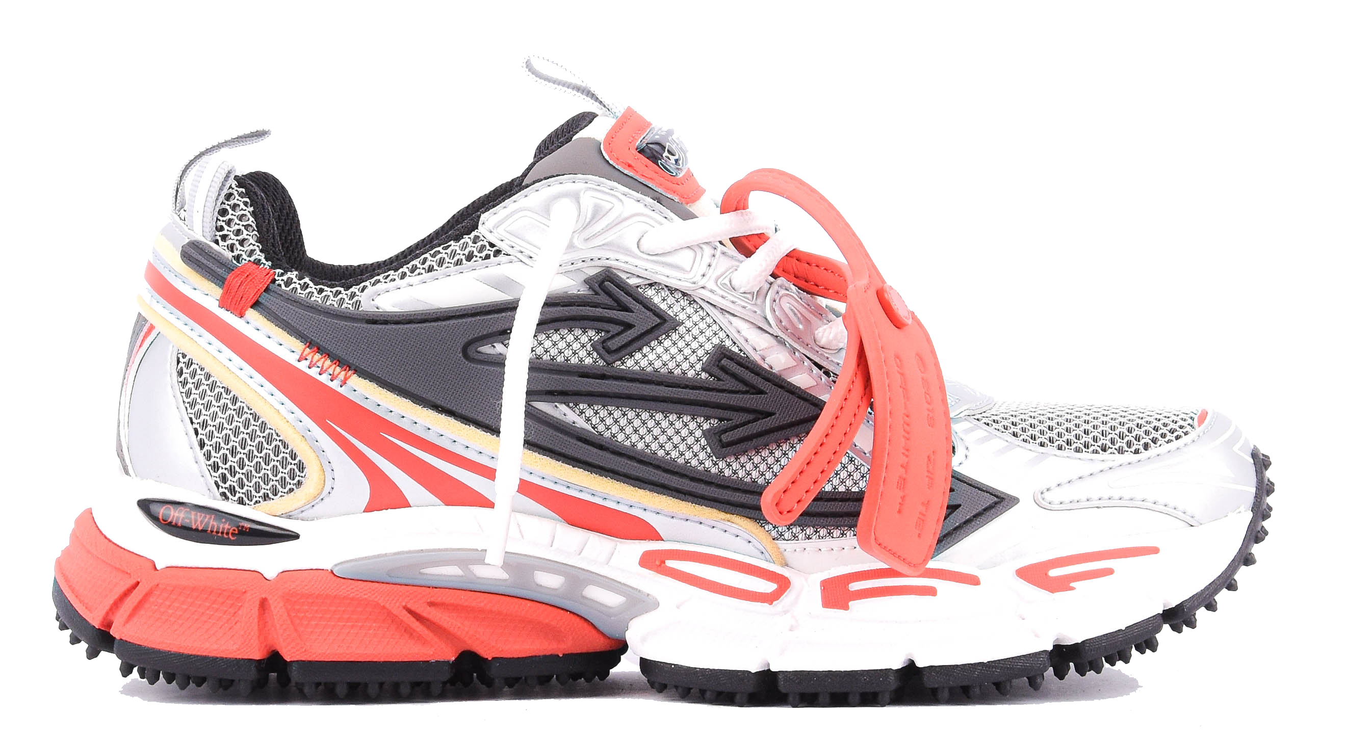 OFF WHITE BE RIGHT BACK GREY/RED