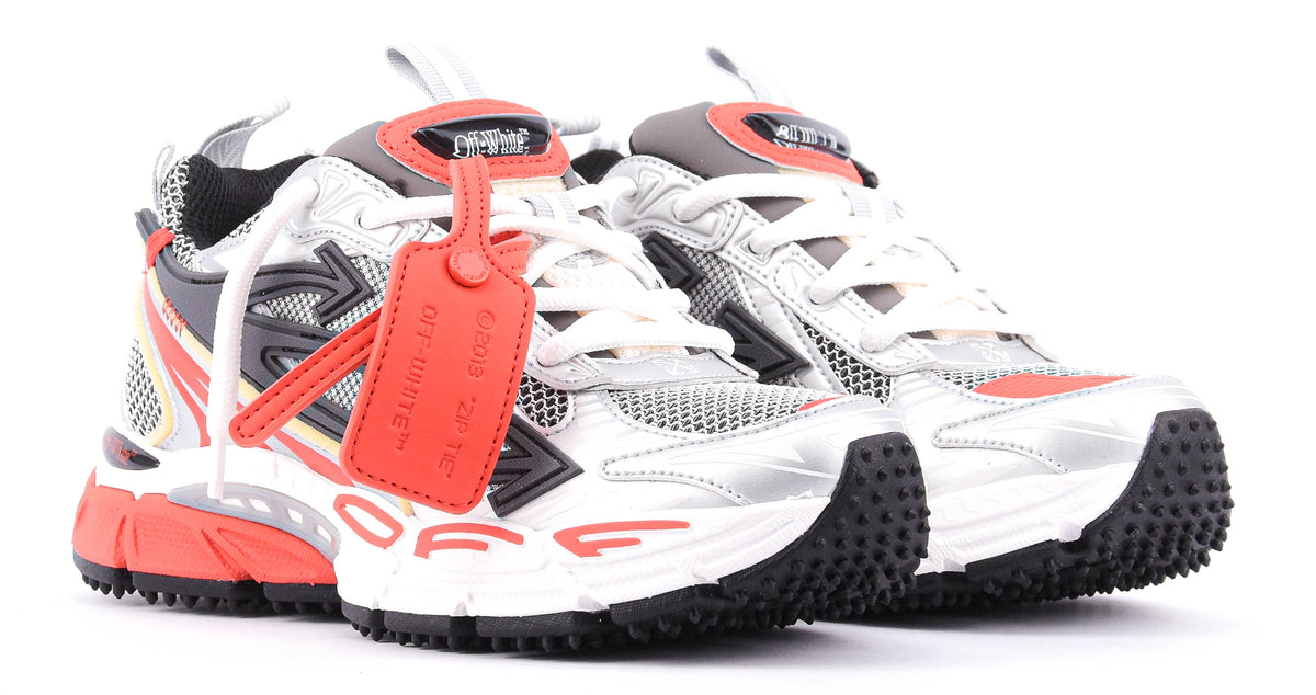OFF WHITE BE RIGHT BACK GREY/RED