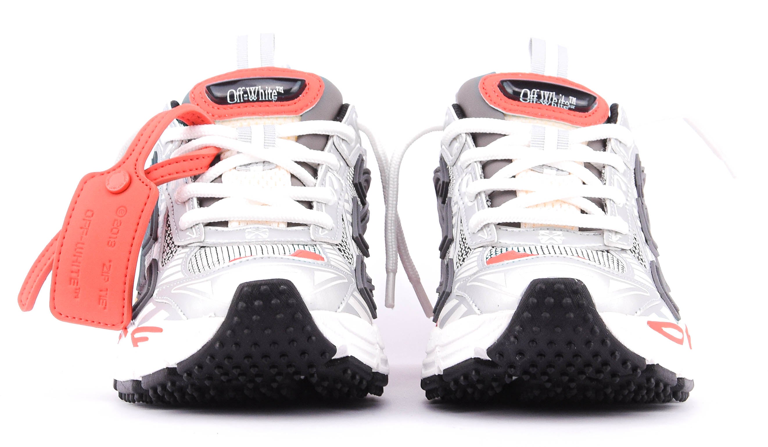 OFF WHITE BE RIGHT BACK GREY/RED