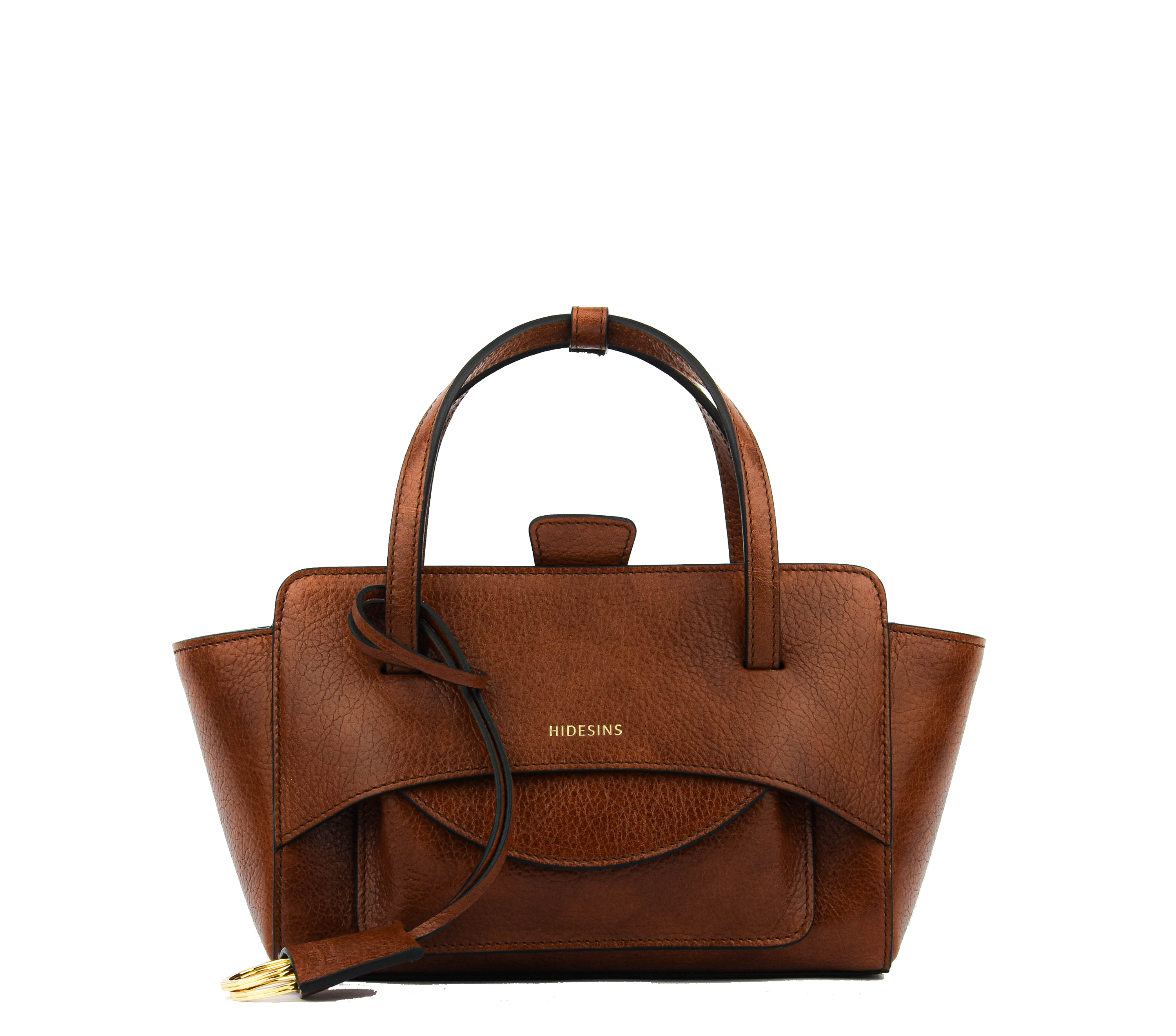 HIDESINS FLAP S  LAGOON COGNAC
