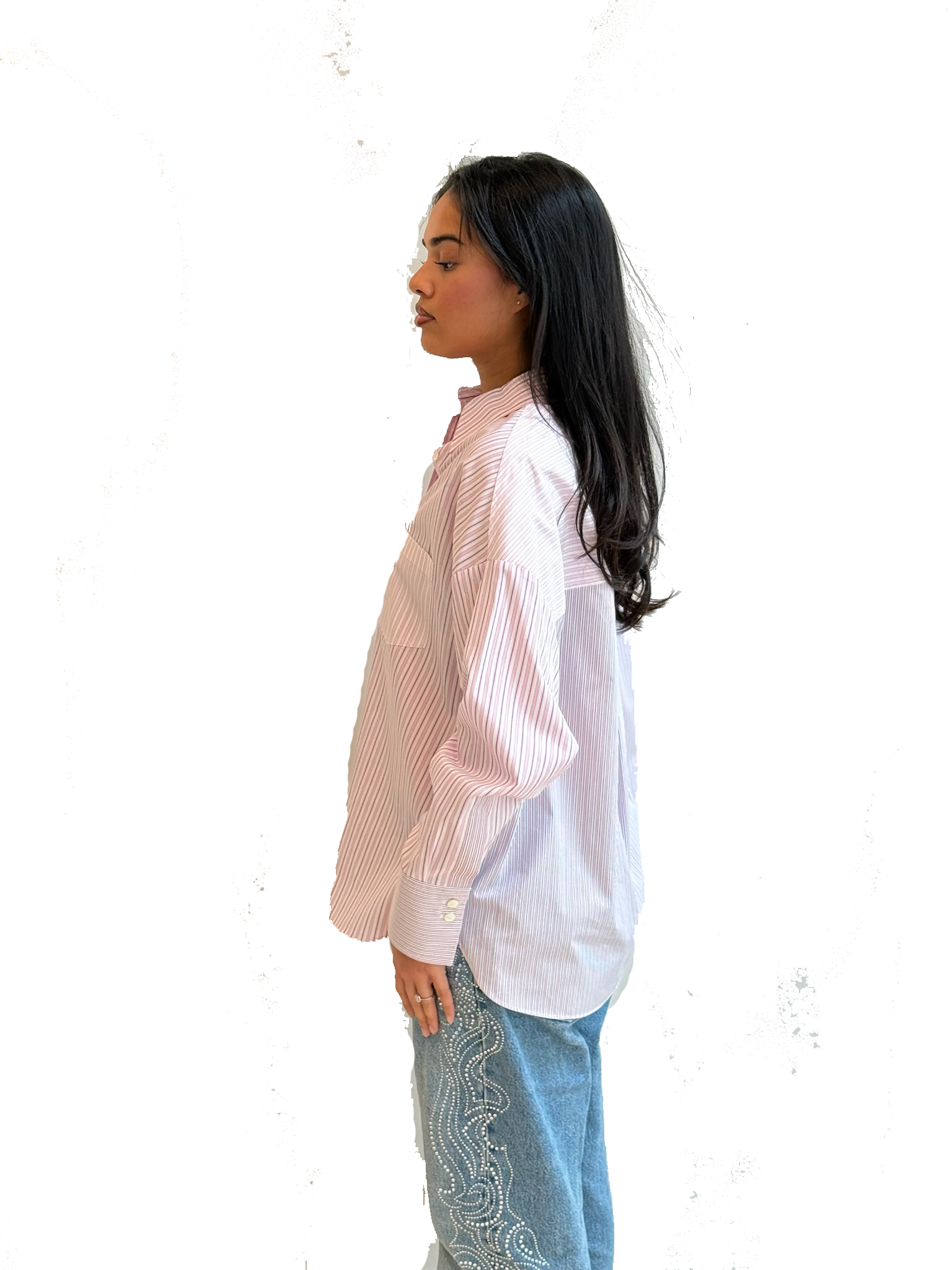 ACCADEMIA MARIE-PATCH SHIRT PINK