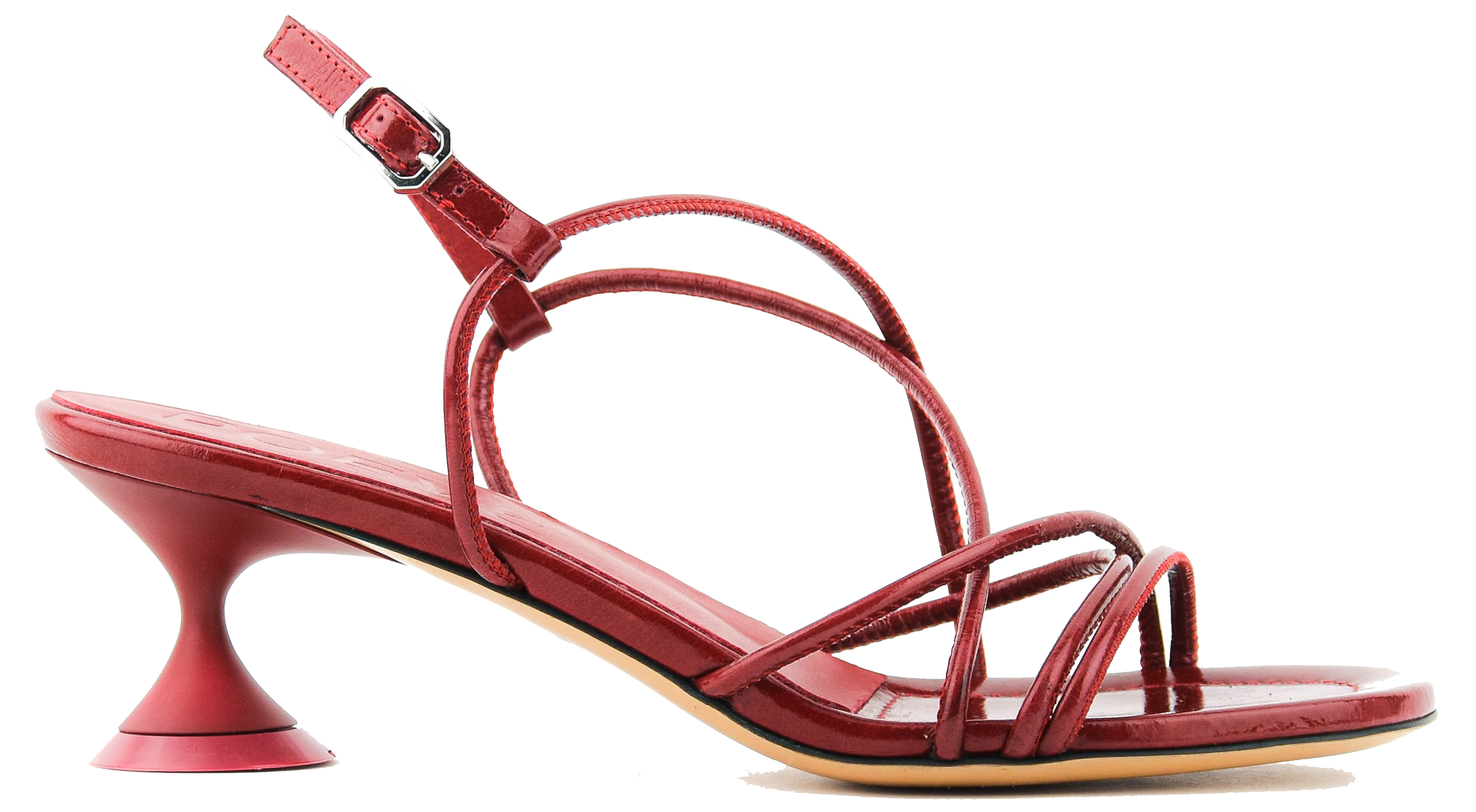 POEVE STRAPPY SANDAL RED