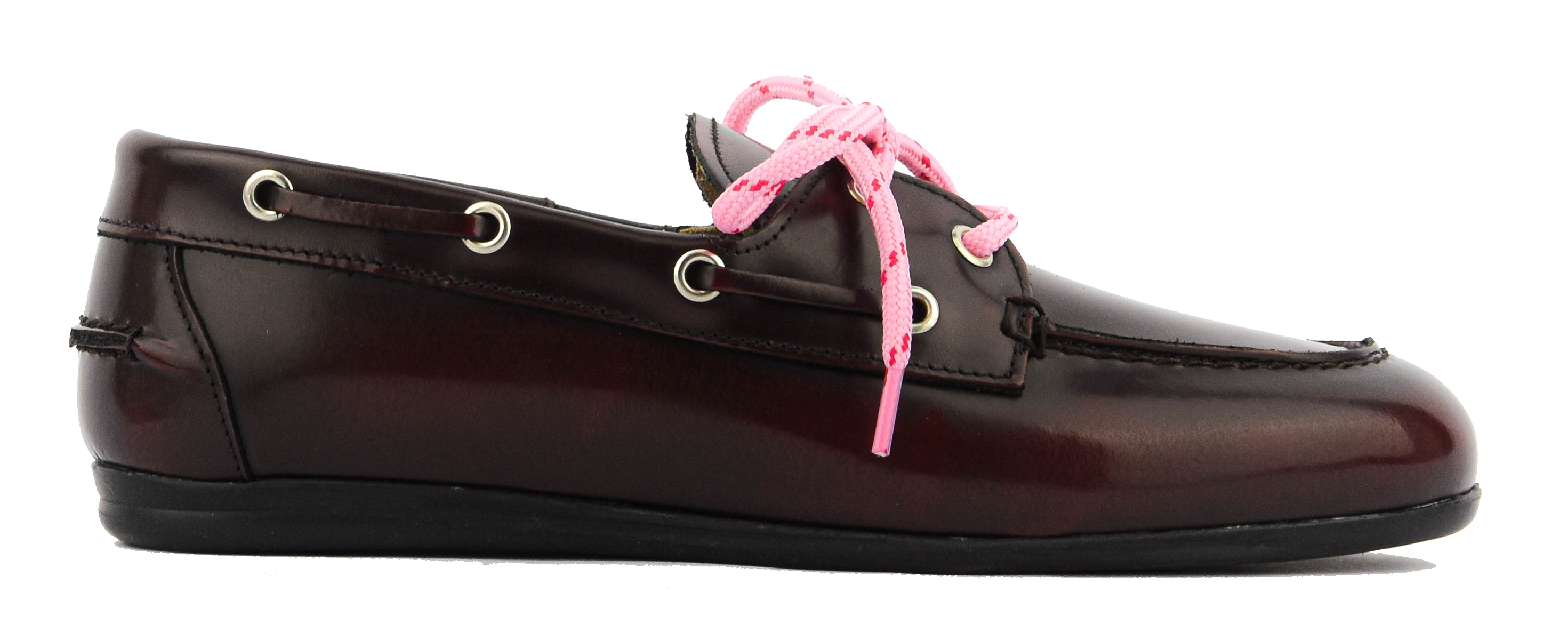 POSA BOAT LOAFER BRUSHED BURGUNDY