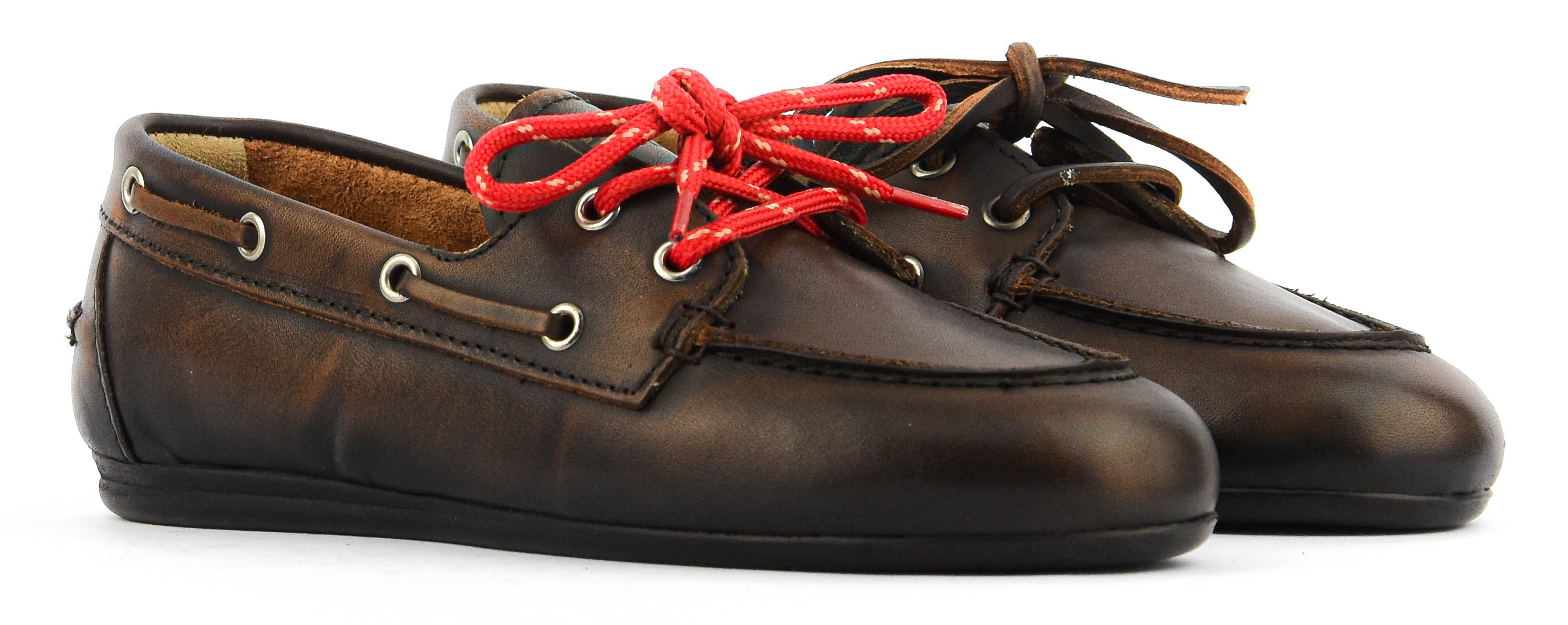POSA BOAT LOAFER BRUSHED COFFEE