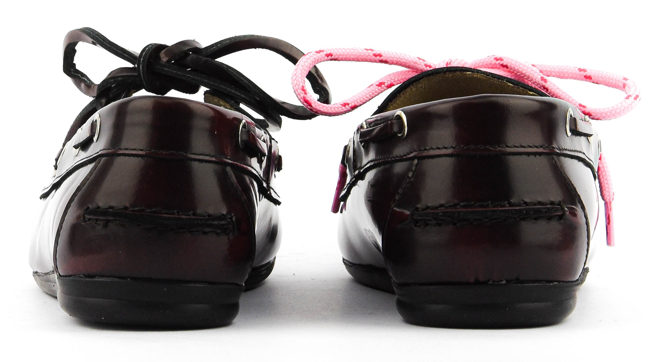 POSA BOAT LOAFER BRUSHED BURGUNDY