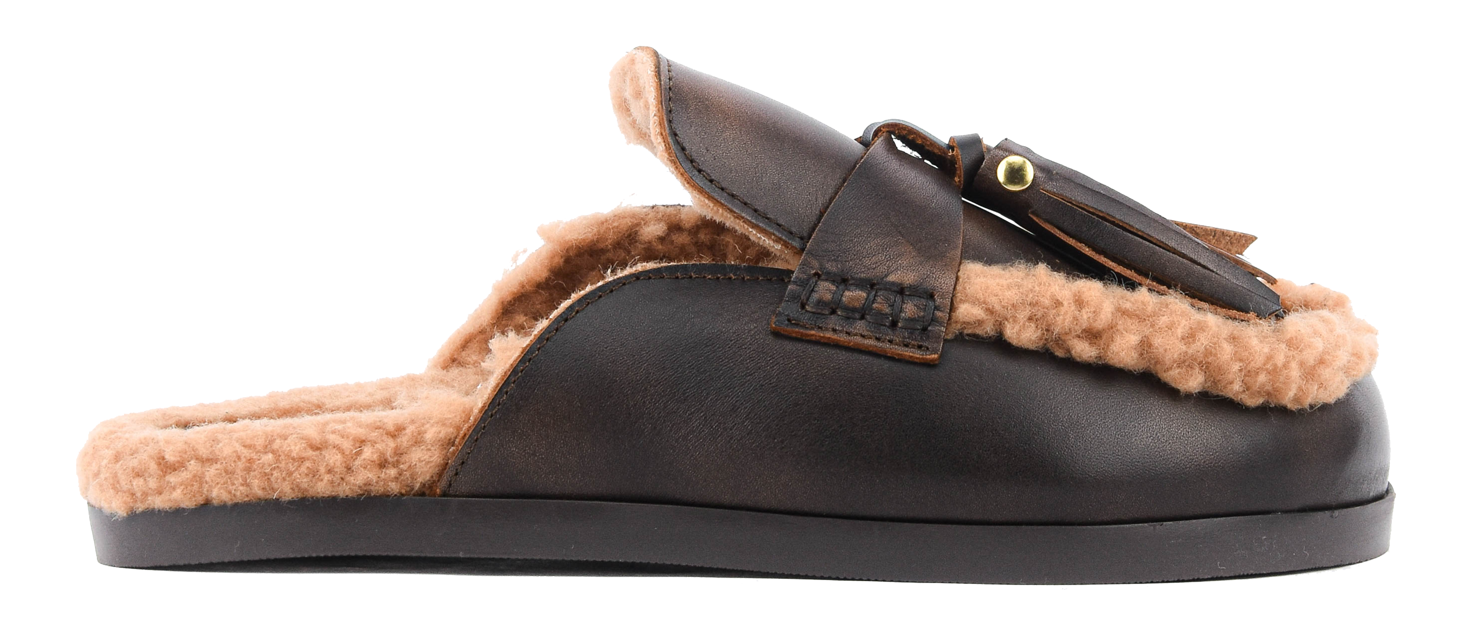 POSA RANCH TASSEL MULE coffee