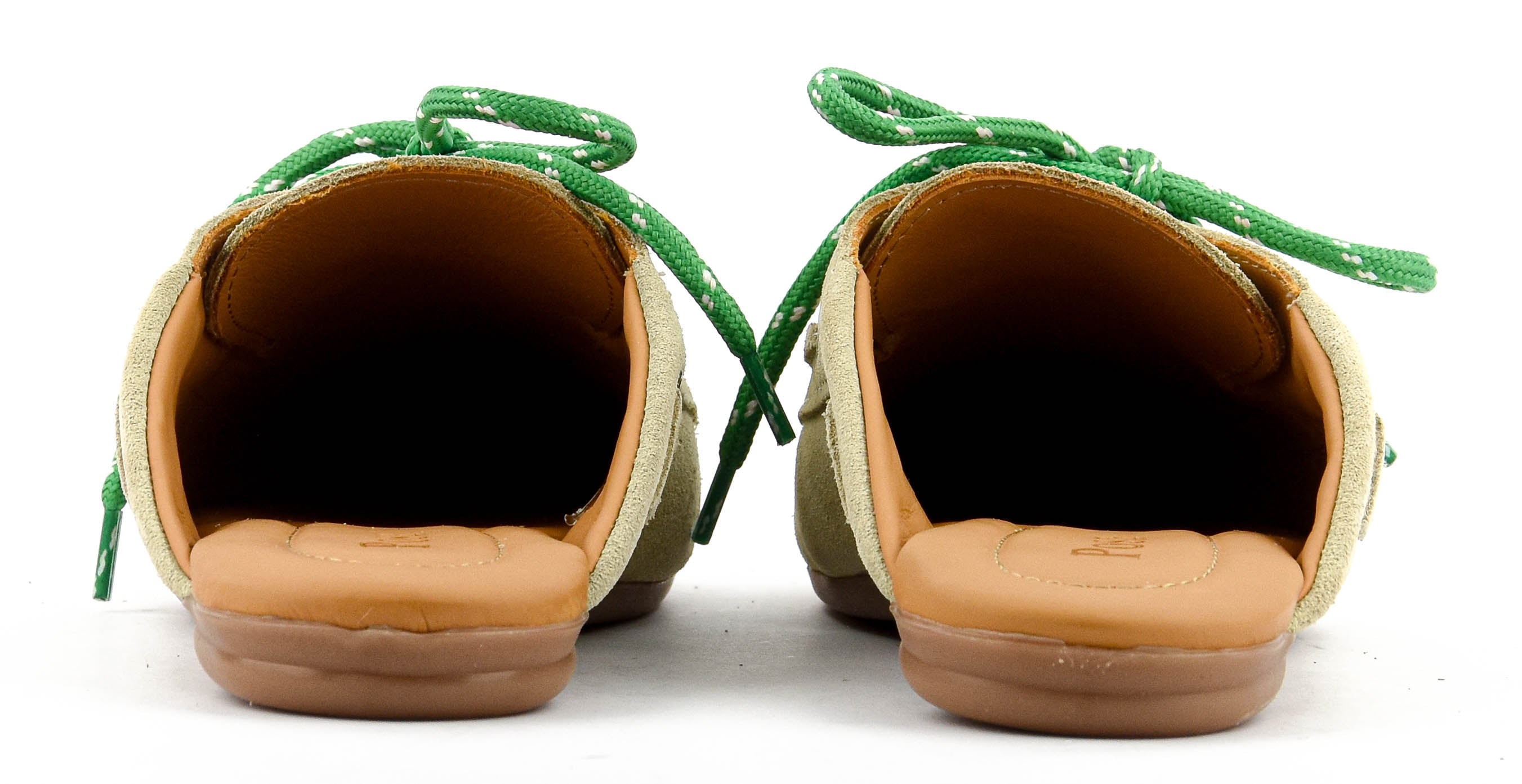 POSA BOAT LOAFER MULE LIGHT TAUPE