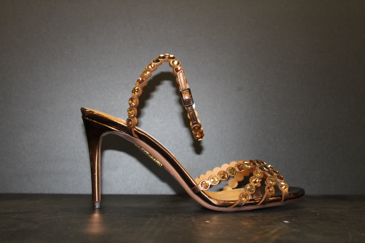 AQUAZZURA TEQUILA SANDAL 85 ESPRESSO