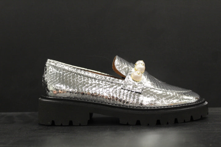 PHILOU PEARLLOAFER 3.0 SILVER