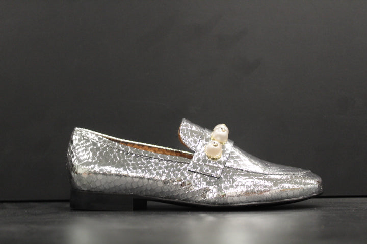 PHILOU PEARLLOAFER 2.0 SILVER