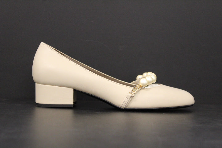 ROBERTO FESTA LIANA PEARL PUMP WHITE