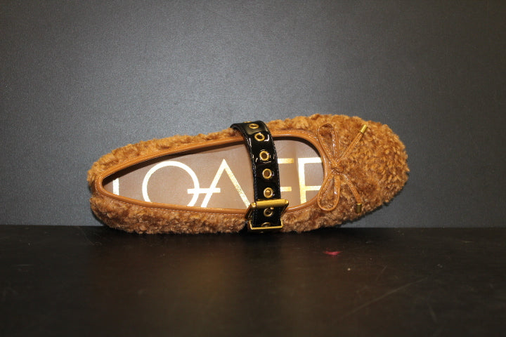 LOAFER TEDDY BALLERINA COGNAC