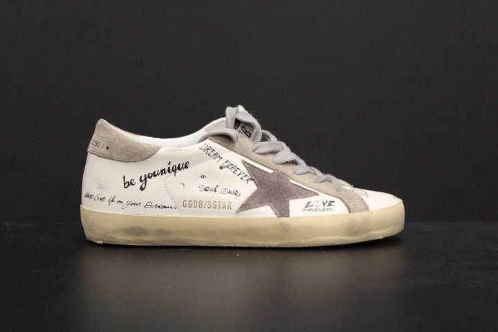 GOLDEN GOOSE SUPERSTAR CLASSIC WHITE TAUPE