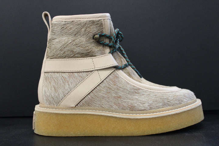 KENZO YUKI PONY BOOTS BEIGE