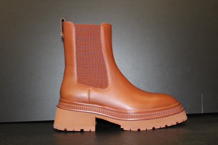 LOLA CRUZ X PAUL WARMER ZIMA ANKLE BOOTS TAN