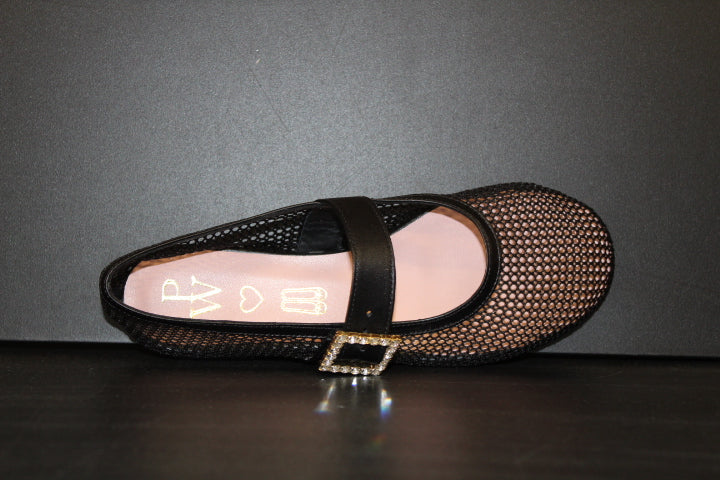 PAUL WARMER BALLERINA MESH BLACK