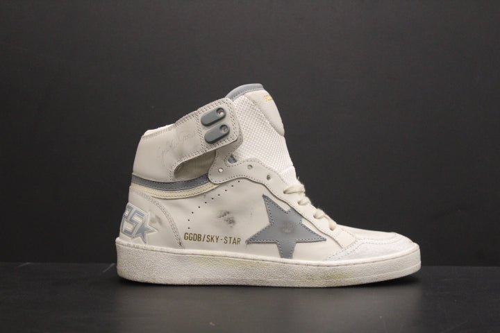 GOLDEN GOOSE SKY STAR WHITE SILVER