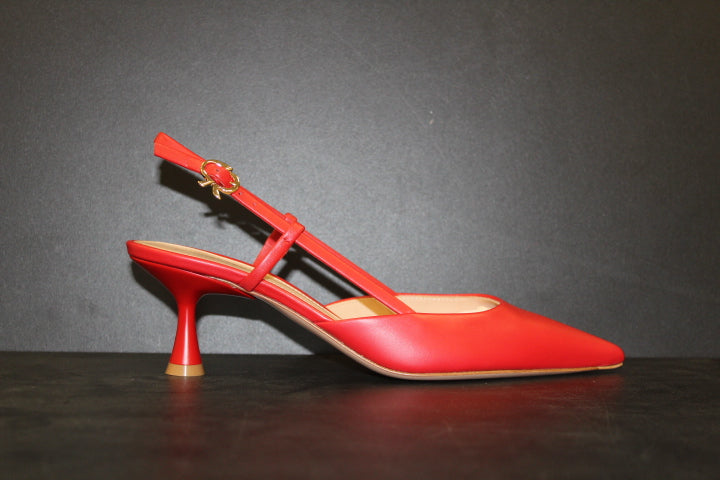 GIANVITO ROSSI ASCENT SLINBACK 55 RED