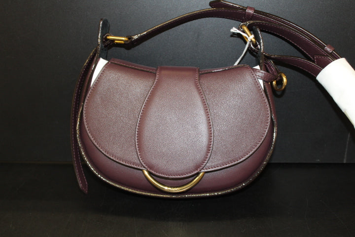 CHLOE RIDE SMALL CROSSBODY AUBURN RED