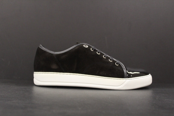 LANVIN DBB1 BLACK SUEDE /PATENT