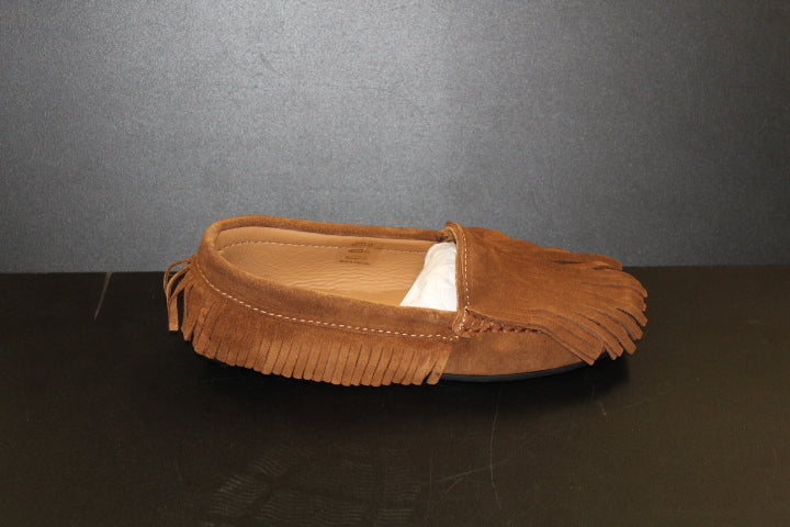 TORAL OTOE MOCCASINE FRANGES  TABACCO