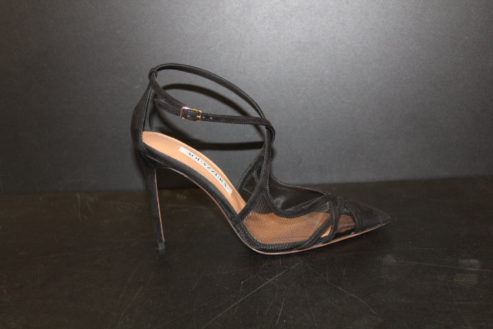 AQUAZZURA SHEAR PUMP 105 BLACK