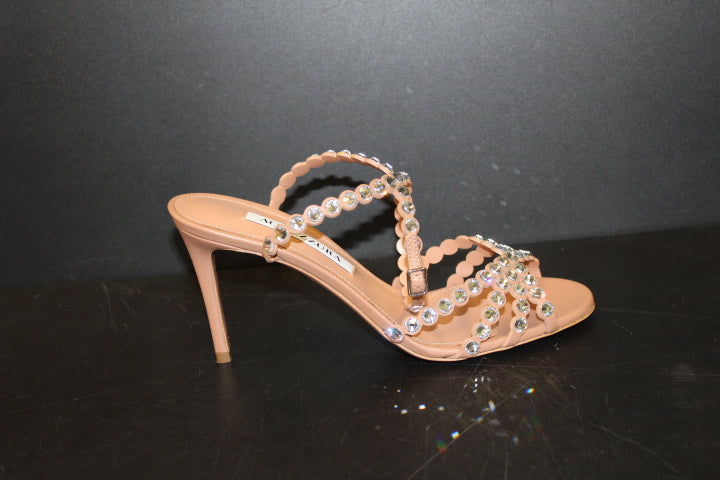 AQUAZZURA TEQUILA SANDAL 85 POWDER PINK