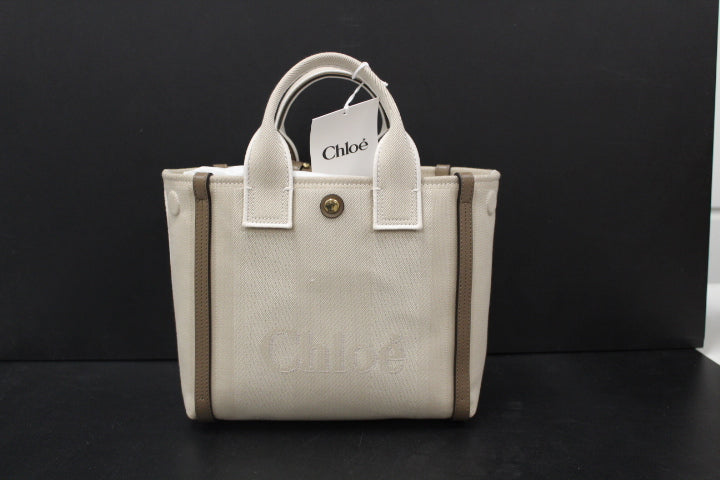 CHLOE CARRY TOTE BAG BEIGE SMALL