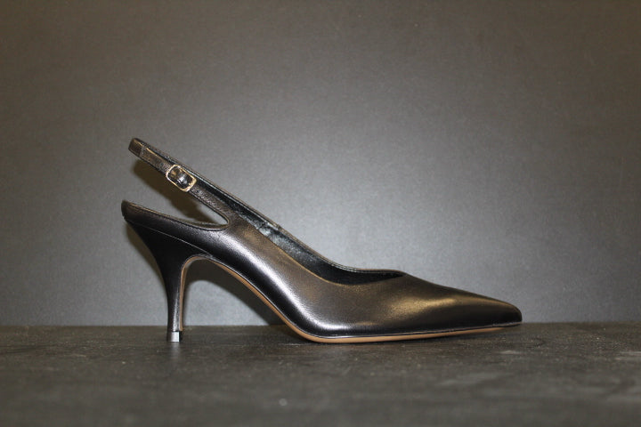 PAUL WARMER DECADENT SLING PUMP BLACK