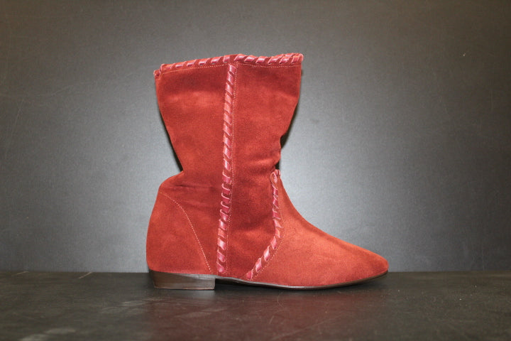 ISABEL MARANT STAENI SHORT BOOT BURGUNDY