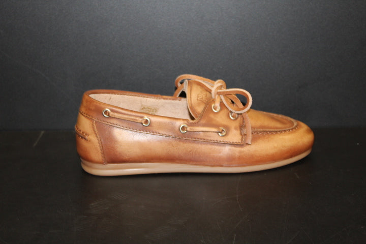 POSA BOAT LOAFER BROWN LEATHER