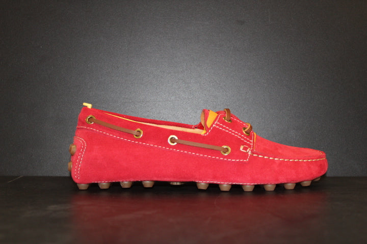 TOD'S MOCCASSINE RED SUEDE