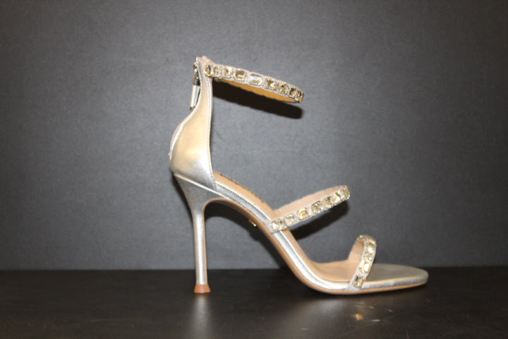 LOLA CRUZ rhine stones  HEELS silver