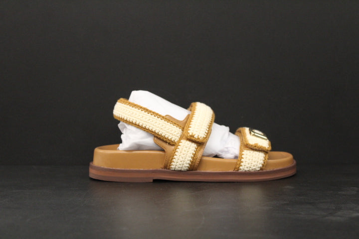 LOLA CRUZ  DOUBLE STRAP SANDAL