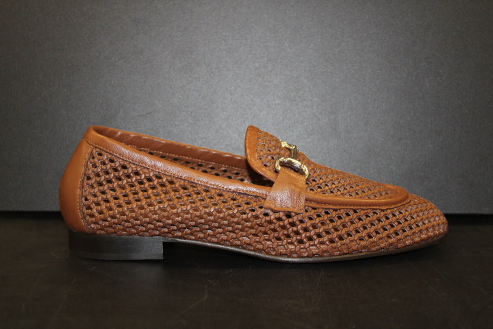 POEVE MESH LOAFER CUOIO