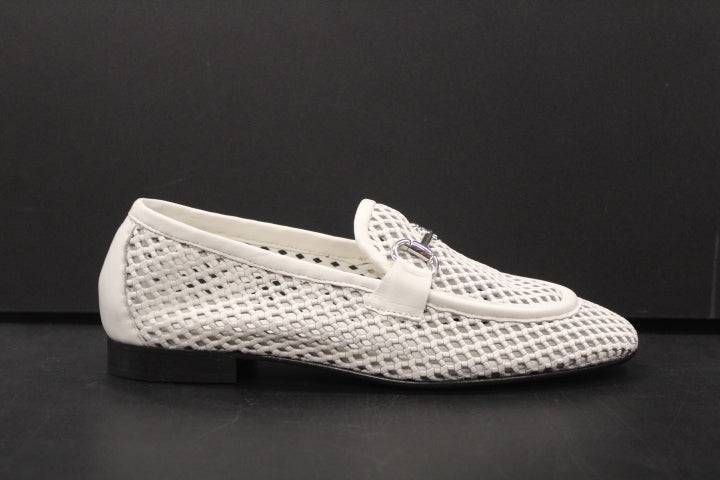 POEVE MESH LOAFER BIANCO