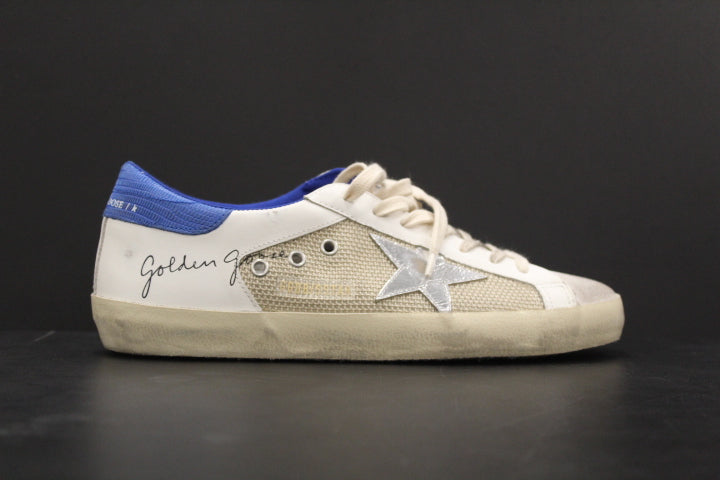 GOLDEN GOOSE SUPERSTAR OFFWHITE BLUE