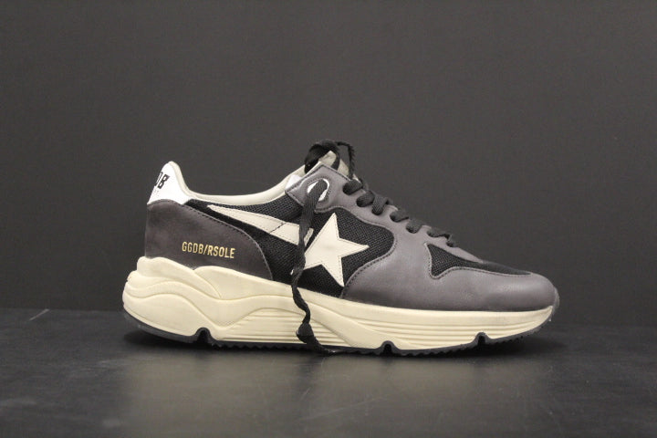 GOLDEN GOOSE RUNNING SOLE BLACK GREY