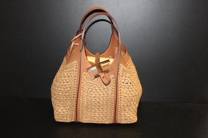 TODS TIMELESS T RAFFIA