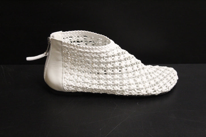 ELENA IACHI CROCHET BOOTIE BIANCO